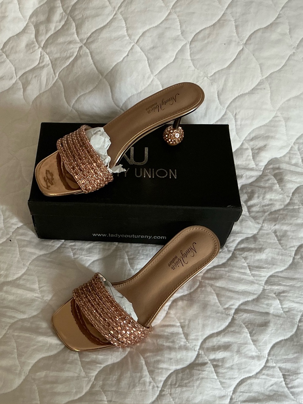 Ninety Union | Sassy Rhinestone Slip On Sandals - Picture 2 of 7